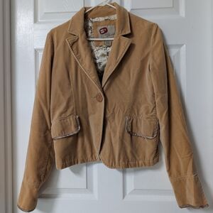 BKE Tan Jacket with Patterned Lining